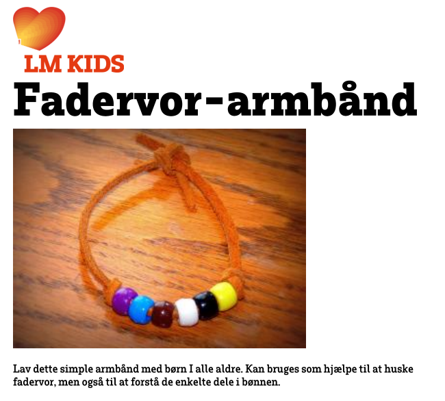 Fadervor armbånd