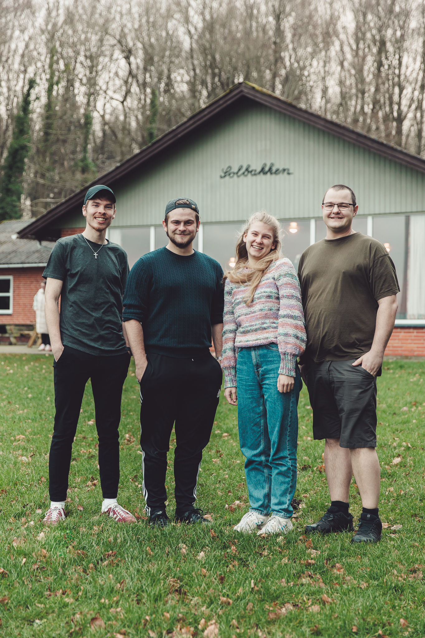 Jonathan, Nikolaj, Anne og Esben stod bag lejren